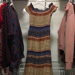 Maxi, off the shoulder dress